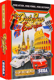 Out Run Europa - Box - 3D Image