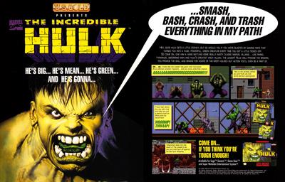 The Incredible Hulk - Advertisement Flyer - Front Image