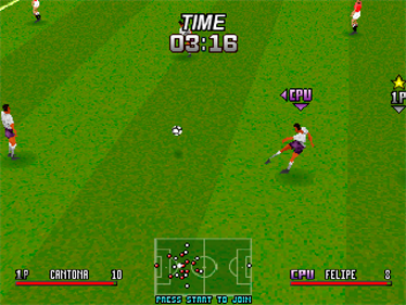 Adidas Power Soccer International '97 - Screenshot - Gameplay Image