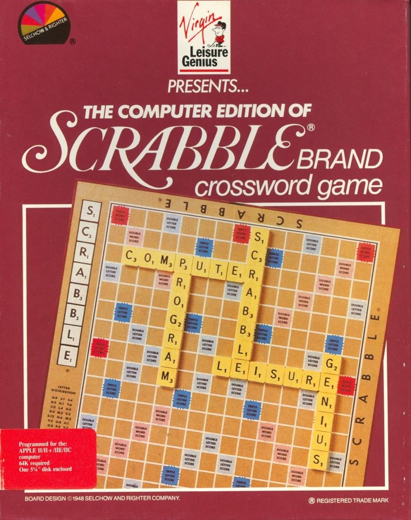 The Computer Edition Of Scrabble Brand Crossword Game Details 