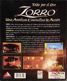 Zorro - Box - Back Image