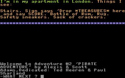 Pirate Adventure - Screenshot - Game Title