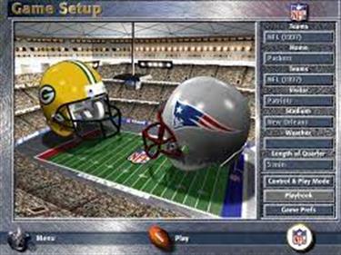 Madden NFL 98 - Screenshot - Game Select Image