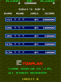 Out Zone - Screenshot - High Scores Image