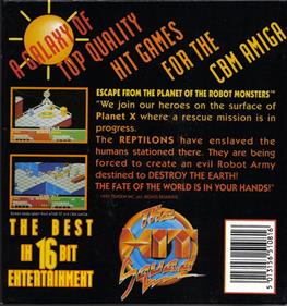 Escape from the Planet of the Robot Monsters - Box - Back Image