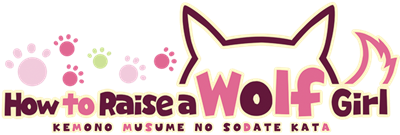 How to Raise a Wolf Girl - Clear Logo Image