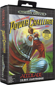 Jack Nicklaus' Power Challenge Golf - Box - 3D Image