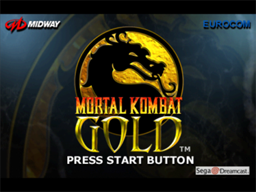 Mortal Kombat Gold - Screenshot - Game Title Image