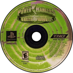 Power Rangers: Time Force - Disc Image