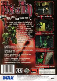 The House of the Dead - Box - Back Image