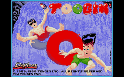 Toobin' - Screenshot - Game Title Image