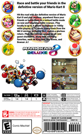Mario Kart 8 Deluxe - Fanart - Box - Back Image