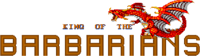 King of the Barbarians - Clear Logo Image