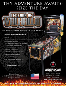 Legends of Valhalla (American Pinball)