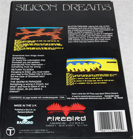 Silicon Dreams - Box - Back Image