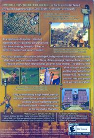 Immortal Cities: Children of the Nile - Box - Back Image