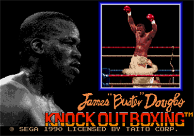 James 'Buster' Douglas Knockout Boxing - Screenshot - Game Title Image