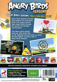 Angry Birds: Seasons - Box - Back Image