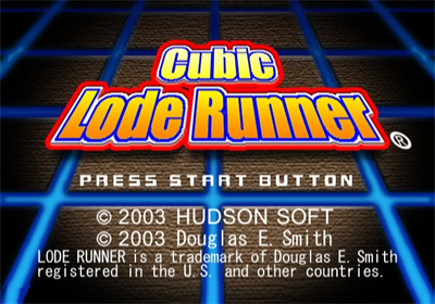 Hudson Selection Vol. 1: Cubic Lode Runner - Screenshot - Game Title Image