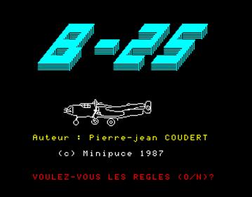 B 25 - Screenshot - Game Title Image