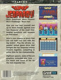 Super Jeopardy! - Box - Back Image