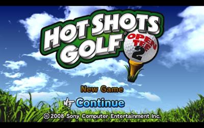 Hot Shots Golf: Open Tee 2 - Screenshot - Game Title Image