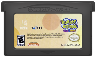 Bubble Bobble: Old & New - Cart - Front Image