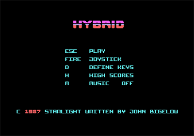 Hybrid - Screenshot - Game Select Image