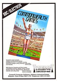 Commonwealth Games - Advertisement Flyer - Front Image