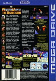 WWF WrestleMania: The Arcade Game - Box - Back Image