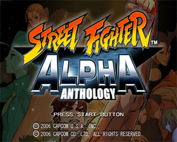 Street Fighter Alpha Anthology - Screenshot - Game Title Image