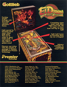 El Dorado: City of Gold - Advertisement Flyer - Back Image