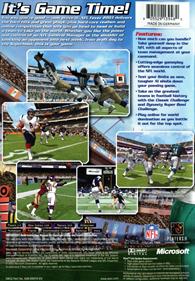 NFL Fever 2003 - Box - Back Image