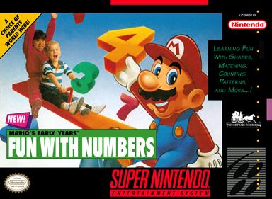 Mario's Early Years: Fun with Numbers - Box - Front Image