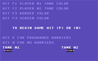 Tank Wars - Screenshot - Game Select Image