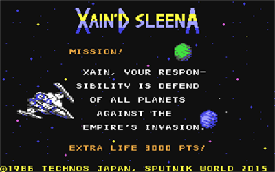 Xain'D Sleena (2014) - Screenshot - Game Title Image