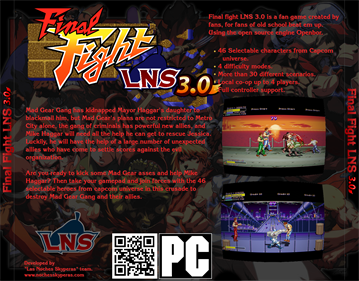 Final Fight LNS - Box - Back Image