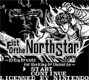 Fist of the North Star: 10 Big Brawls for the King of the Universe! - Screenshot - Game Title Image