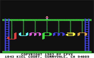 Jumpman (Epyx) - Screenshot - Game Title Image