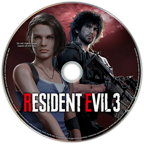 Resident Evil 3 - Fanart - Disc Image