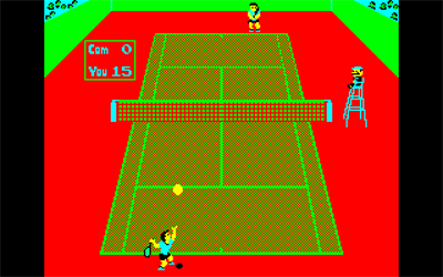 Nintendo no Tennis - Screenshot - Gameplay Image