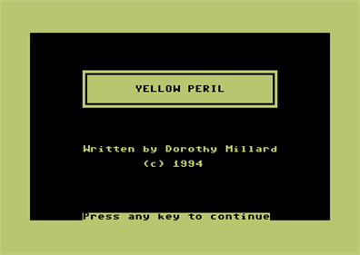 Yellow Peril - Screenshot - Game Title Image