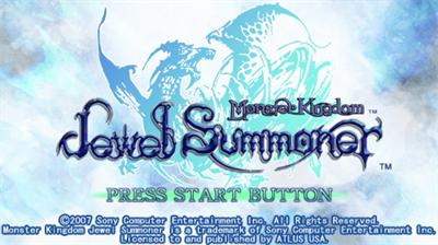 Monster Kingdom: Jewel Summoner - Screenshot - Game Title Image