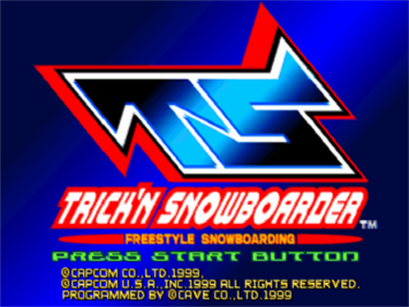 Trick'N Snowboarder - Screenshot - Game Title Image