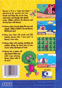 Barney's Hide & Seek Game - Box - Back Image