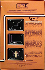 Theseus and the Minotaur - Box - Back Image