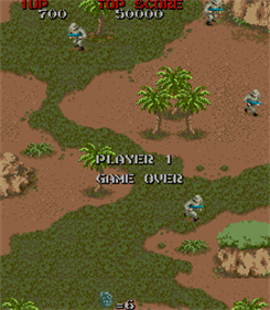 Commando (Capcom) - Screenshot - Game Over Image