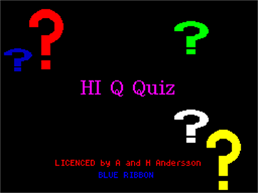 Hi-Q-Quiz - Screenshot - Game Title Image