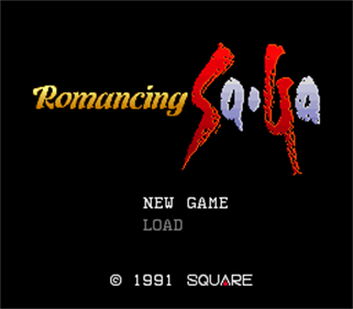 Romancing Sa·Ga - Screenshot - Game Title Image