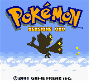 Pokémon Gold Version - Screenshot - Game Title Image